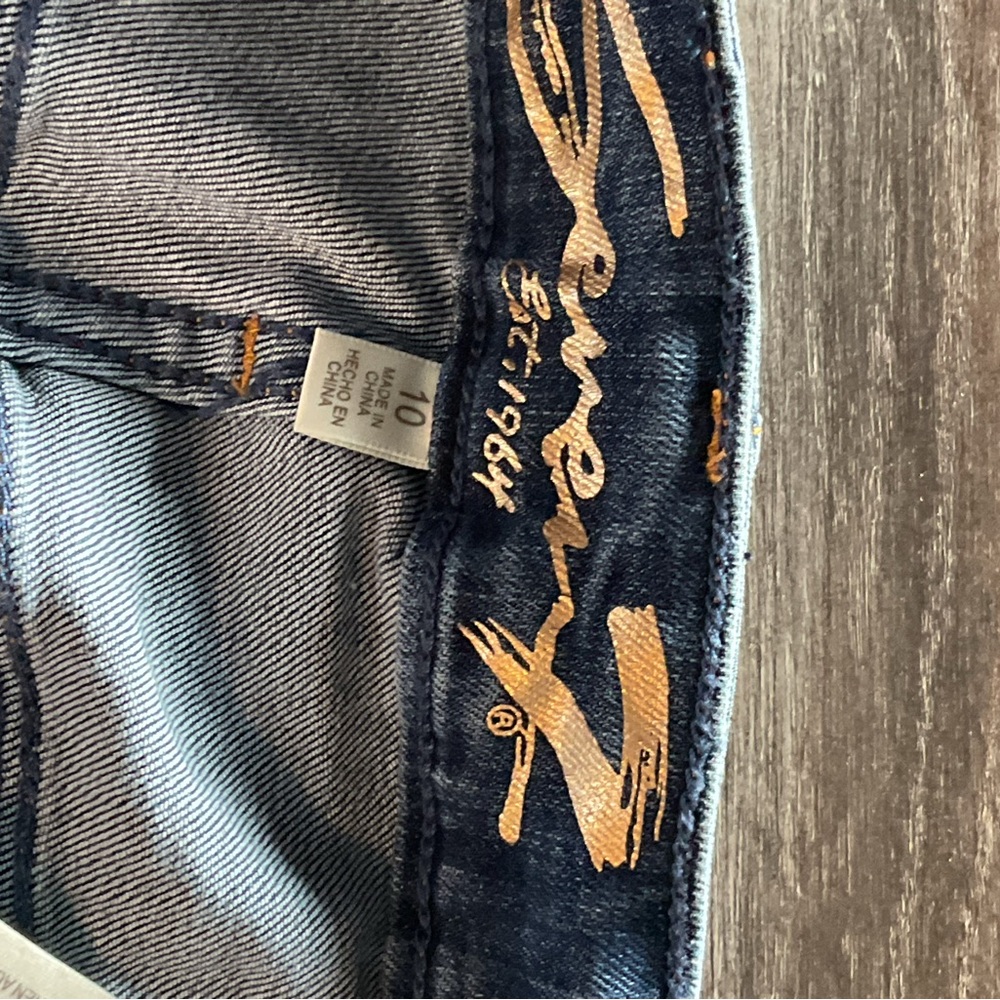 EUC-Seven high rise wide leg jean